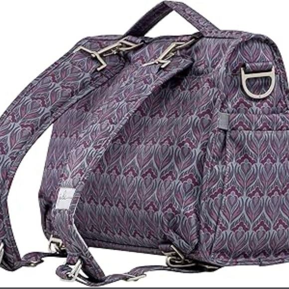Ju-Ju-Be Purple Patterned Backpack - Picture 4 of 5